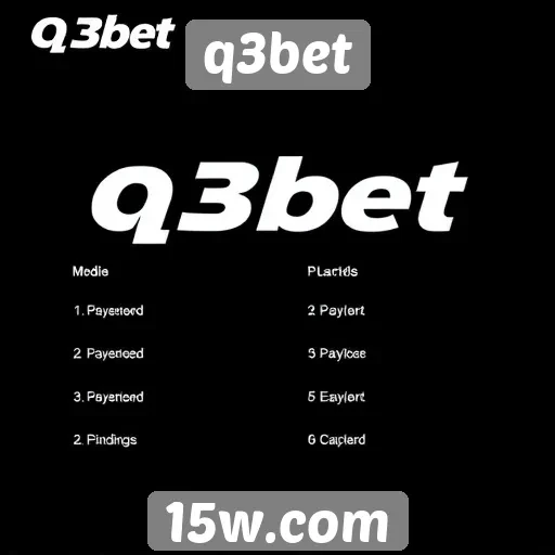 Comparação dos métodos de pagamento disponíveis no q3bet